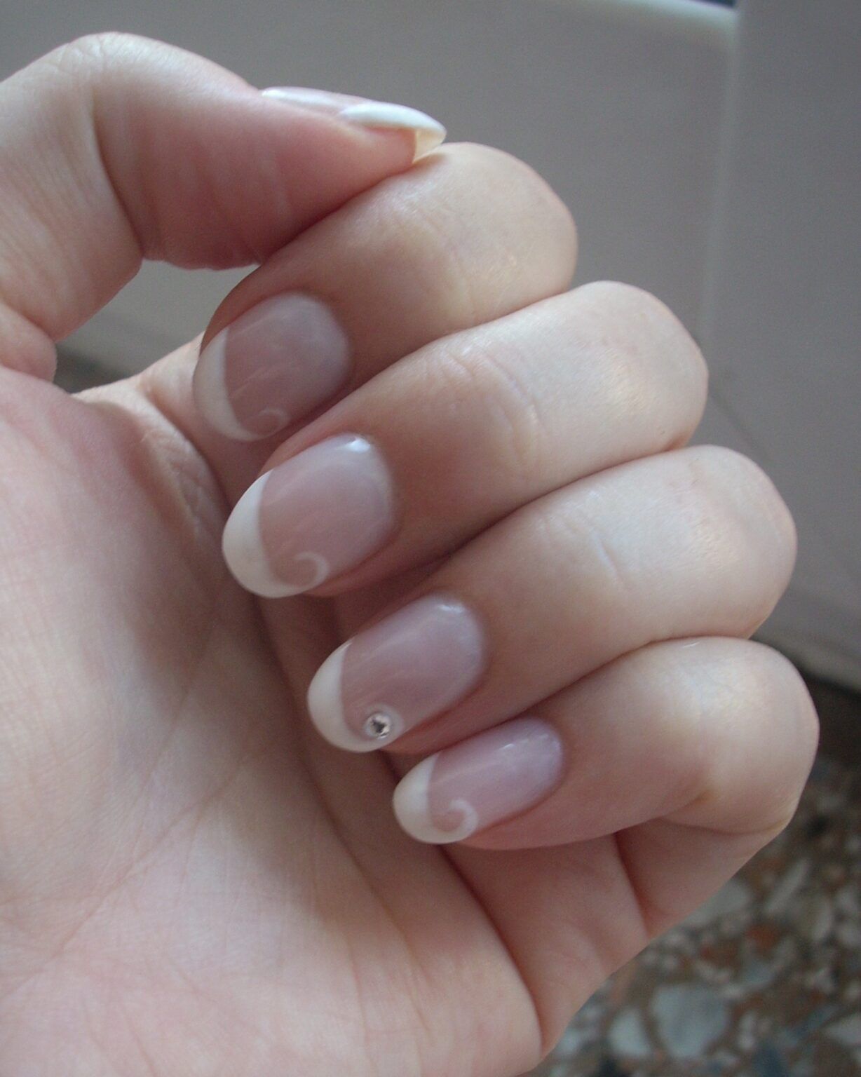 Bride Nails for Wedding by Nail Artist Janita Helova